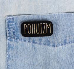 Значок на подложке «Pohuizm» - фото