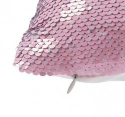 Декоративная подушка с пайетками 