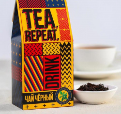 Чай чёрный Tea repeat, с чабрецом, 50 г. - фото