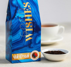 Чай чёрный Good wishes, вкус лесные ягоды, 50 г. - фото