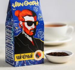 Чай чёрный Van Gogh, вкус лесные ягоды, 50 г. - фото