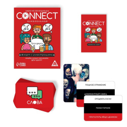 Игра на ассоциации «Connect» алкогольная, 100 карт, 18+ - фото