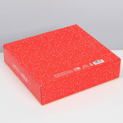 Складная коробка подарочная «Это Дед Мороз», 20 × 18 × 5 см - фото