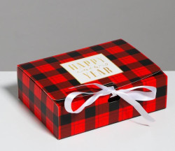 Складная коробка подарочная «Новый год», 16.5 × 12.5 × 5 см - фото