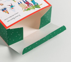 Коробка складная «Новый год», 16 × 23 × 7.5 см - фото