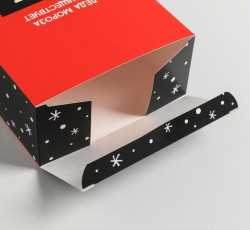 Коробка складная «С НГ», 16 × 23 × 7.5 см - фото