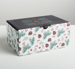 Коробка‒пенал «Winter time», 22 × 15 × 10 см - фото
