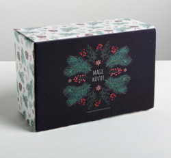 Коробка‒пенал «Winter time», 22 × 15 × 10 см - фото