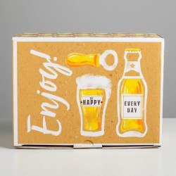 Коробка сборная «Пиво», 26 × 19 × 10 см - фото