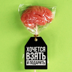 Минигифтбокс «Антитупин»: леденец со вкусом брусники, 25 г., жевательная резинка с фруктовым фкусом, 65 г. - фото