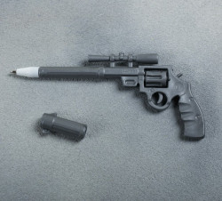 Набор «Лихие 90-е»: ручка, пистолет, карты, часы электронны - фото